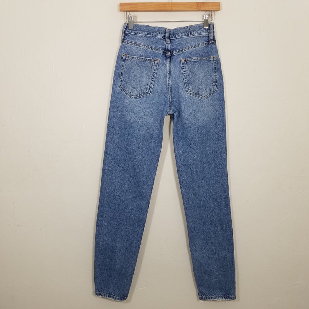 We The Free People Button Fly Jeans Blue Size 24 - Picture 5 of 7